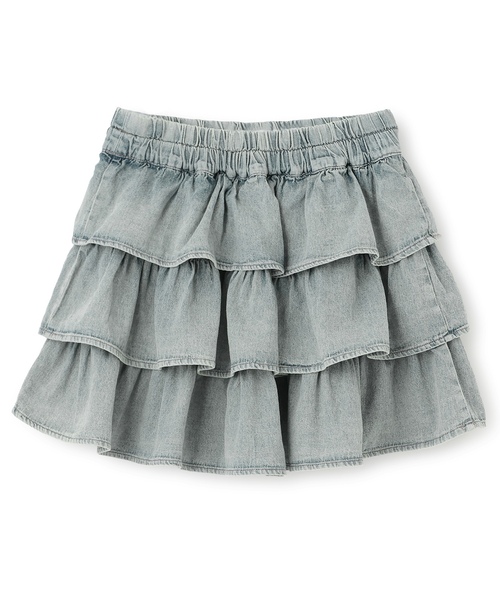 LOVETOXIC(ラブトキシック)の「アソートティアードフリルスカート(スカート・キッズ・ブルー/オフホワイト・M:150cm/L:160cm/130cm/S:140cm)」の15枚目の写真