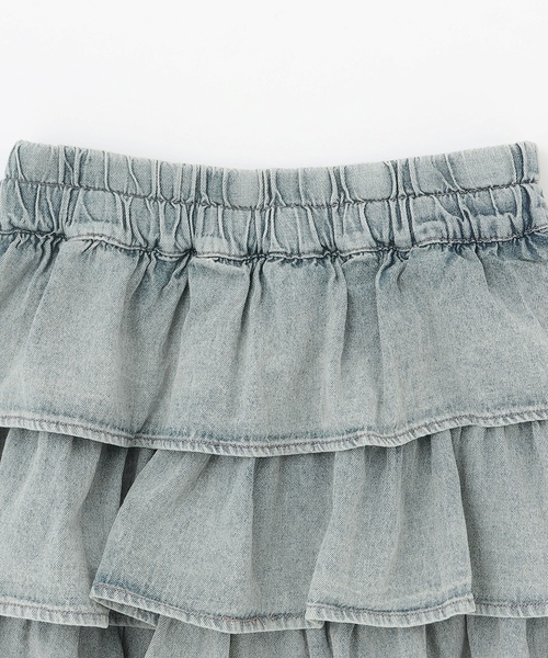 LOVETOXIC(ラブトキシック)の「アソートティアードフリルスカート(スカート・キッズ・ブルー/オフホワイト・M:150cm/L:160cm/130cm/S:140cm)」の16枚目の写真