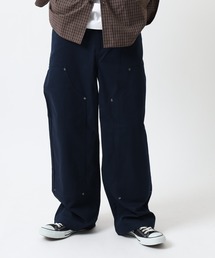 ダブルニーワイドワークパンツ