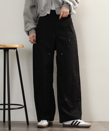 ダブルニーワイドワークパンツ