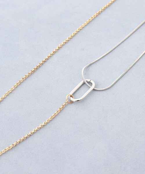 NOLLEY’S（ノーリーズ）の「【grace grace/グラスグラス】アシメMIXネックレス（ネックレス・レディース・マルチ・FREE）」の8枚目の写真