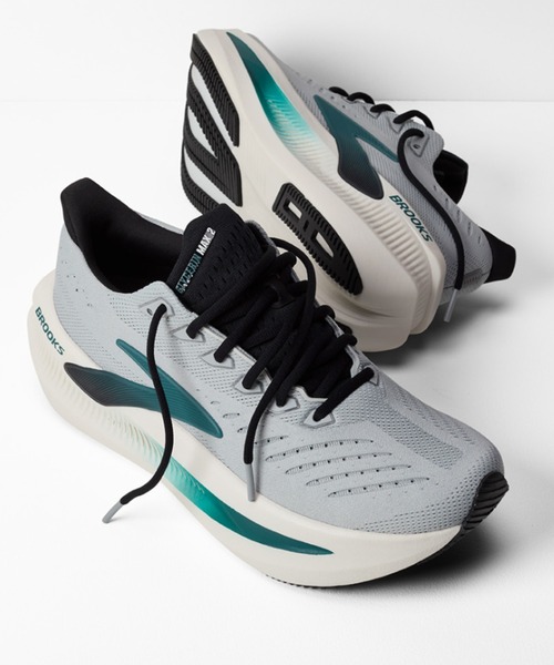 BROOKS(ブルックス)の「GLYCERIN MAX 2 BRM 4793(スニーカー・メンズ・グレー・29.0cm/28.5cm/28.0cm/27.5cm/27.0cm/26.5cm/26.0cm)」の2枚目の写真