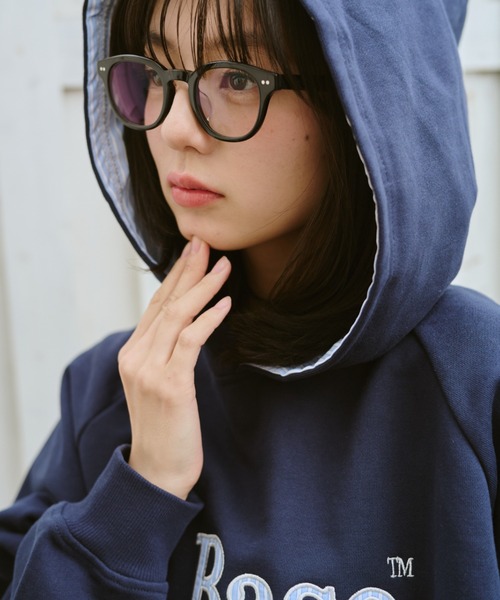 BROKEN BASE（ブロークンベース）の「B.Base Big Hood Pullover / B.Base ビックフードプルオーバー（パーカー・メンズ・ネイビー/ブラック/グレー・SMALL/MEDIUM/LARGE）」の14枚目の写真