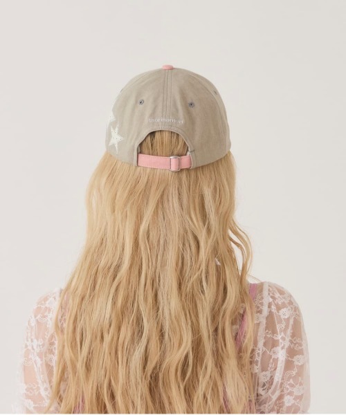 kaorinomori（カオリノモリ）の「kaorinomori  メロキャップ / カオリノモリ（キャップ・レディース・グレー/クリーム/ライトブルー・FREE）」の7枚目の写真