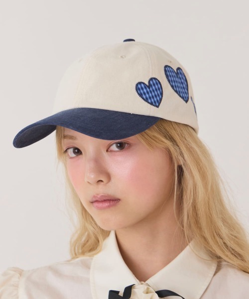 kaorinomori（カオリノモリ）の「kaorinomori  メロキャップ / カオリノモリ（キャップ・レディース・グレー/クリーム/ライトブルー・FREE）」の11枚目の写真