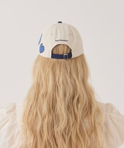 kaorinomori（カオリノモリ）の「kaorinomori  メロキャップ / カオリノモリ（キャップ・レディース・グレー/クリーム/ライトブルー・FREE）」の14枚目の写真