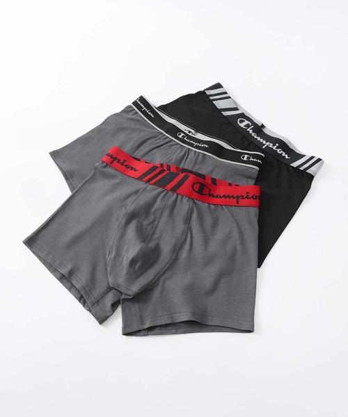 Champion(チャンピオン)の「【3枚セット】Champion Cotton Stretch Trunk 抗菌防臭 前閉じ ボクサーパンツ 95450001(ボクサーパンツ・メンズ・その他5/その他3/その他2/その他1/その他4/その他6・M/XL/L)」の3枚目の写真
