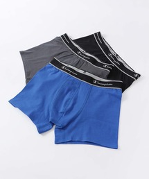 3枚セット】Champion キッズ Cotton Stretch Trunk 抗菌防臭 前開き