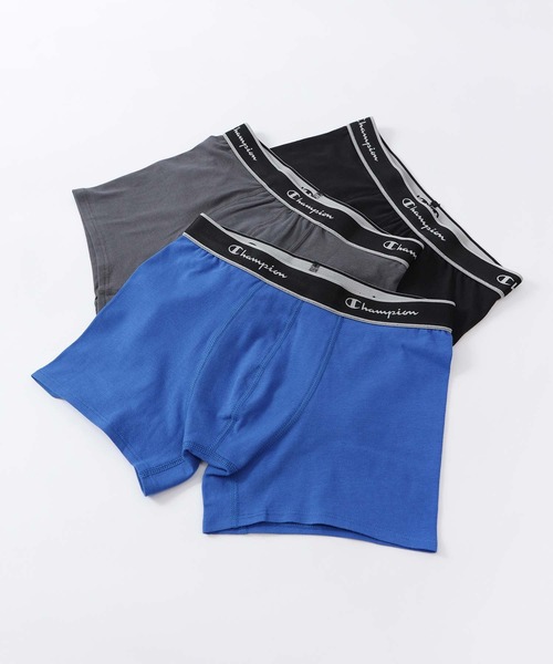 Champion(チャンピオン)の「【3枚セット】Champion Cotton Stretch Trunk 抗菌防臭 前閉じ ボクサーパンツ 95450001(ボクサーパンツ・メンズ・その他5/その他3/その他2/その他1/その他4/その他6・M/XL/L)」の5枚目の写真