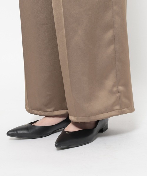 mysty woman（ミスティウーマン）の「ミリタリーサテンパンツ 660065（その他パンツ・レディース・ブラック/ベージュ/ブラウン・FREE）」の13枚目の写真