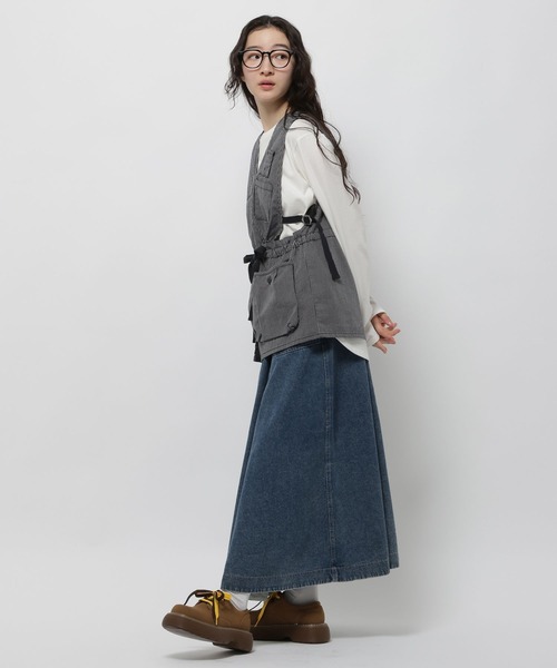 niko and...（ニコアンド）の「BOYSフィールドベスト（ベスト・レディース・カーキ/チャコール/ベージュ・FREE）」の18枚目の写真