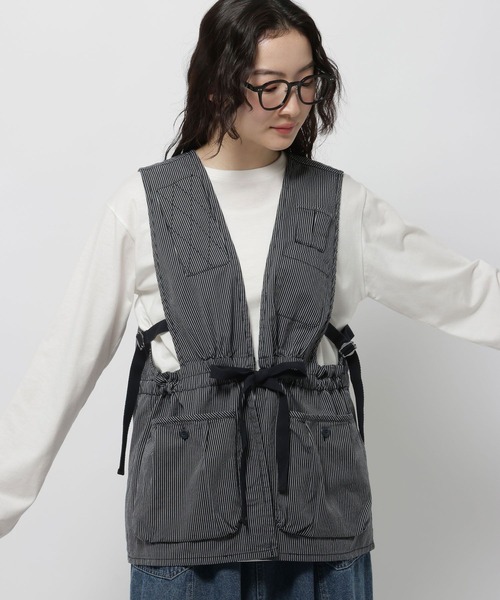 niko and...（ニコアンド）の「BOYSフィールドベスト（ベスト・レディース・カーキ/チャコール/ベージュ・FREE）」の19枚目の写真