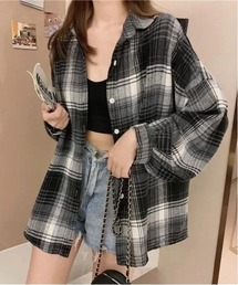 VIBGYOR | レディース チェック柄シャツ(BDS)(シャツ/ブラウス)