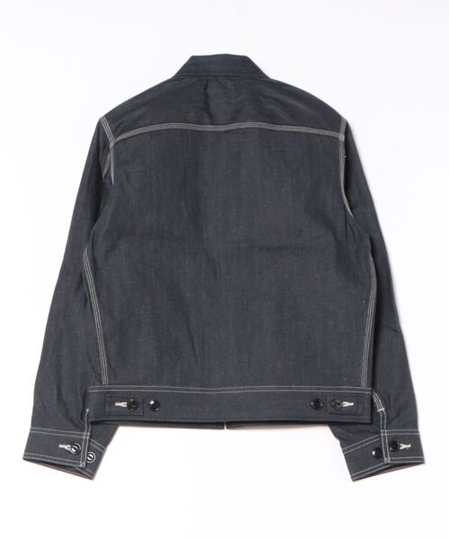 Lee(リー)の「Lee/リー【リジッド】91B ZIP-UPブルゾン/セットアップ可(デニムジャケット・メンズ・ノンウォッシュ・SMALL/MEDIUM/LARGE/X-LARGE)」の2枚目の写真