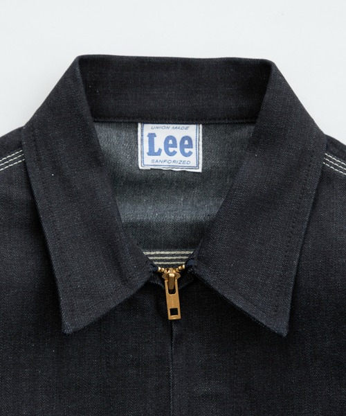 Lee(リー)の「Lee/リー【リジッド】91B ZIP-UPブルゾン/セットアップ可(デニムジャケット・メンズ・ノンウォッシュ・SMALL/MEDIUM/LARGE/X-LARGE)」の6枚目の写真