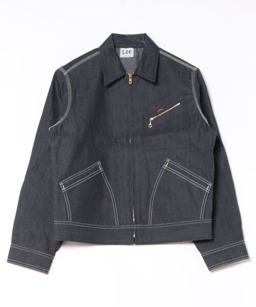Lee(リー)の「Lee/リー【リジッド】91B ZIP-UPブルゾン/セットアップ可(デニムジャケット・メンズ・ノンウォッシュ・SMALL/MEDIUM/LARGE/X-LARGE)」の21枚目の写真