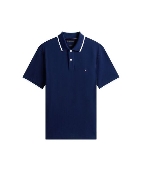 TOMMY HILFIGER(トミーヒルフィガー)の「ピケアンダーカラーレギュラーポロ(ポロシャツ・メンズ・レッド/ホワイト/ネイビー・X-LARGE/MEDIUM/LARGE/SMALL)」の6枚目の写真