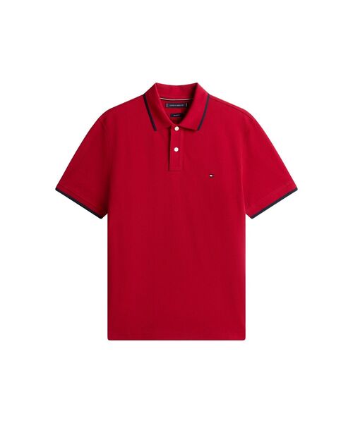 TOMMY HILFIGER(トミーヒルフィガー)の「ピケアンダーカラーレギュラーポロ(ポロシャツ・メンズ・レッド/ホワイト/ネイビー・X-LARGE/MEDIUM/LARGE/SMALL)」の10枚目の写真