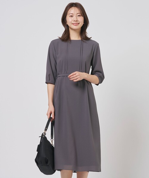 シアーブロックチェック ワンピース（ドレス）｜J.PRESS Ladies（J
