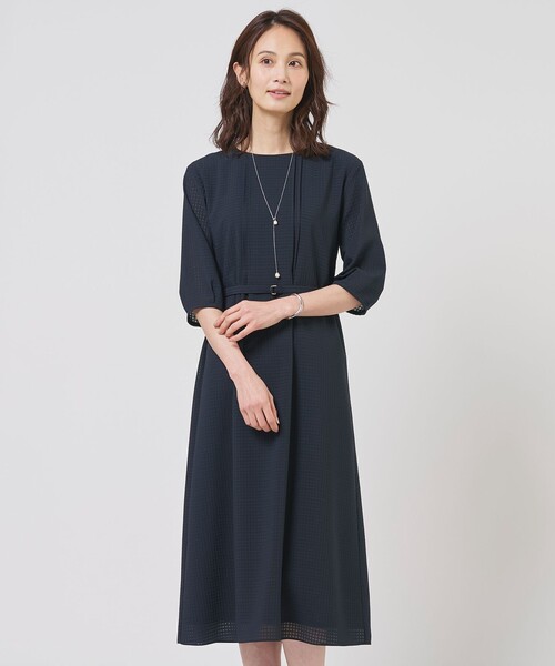 シアーブロックチェック ワンピース（ドレス）｜J.PRESS Ladies（J
