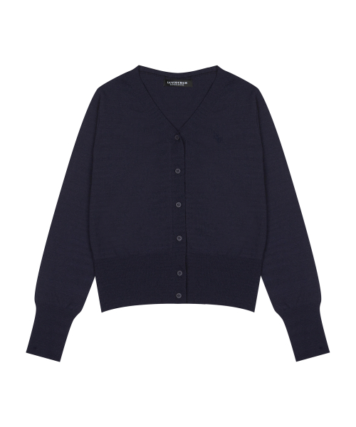 LUVISTRUE（ラヴイズトゥルー）の「LVTR KNIT CARDIGAN(BLUE)（カーディガン/ボレロ・レディース・その他・FREE）」の2枚目の写真