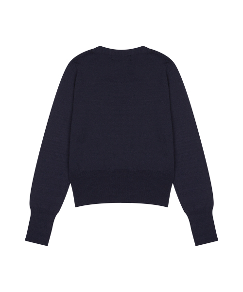 LUVISTRUE（ラヴイズトゥルー）の「LVTR KNIT CARDIGAN(BLUE)（カーディガン/ボレロ・レディース・その他・FREE）」の3枚目の写真