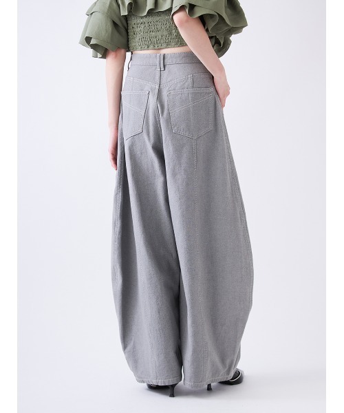 SNIDEL（スナイデル）の「【00サイズあり】カーブデニムワイドパンツ（デニムパンツ・レディース・ホワイト/グレー/ライトブルー・0/00/1）」の11枚目の写真