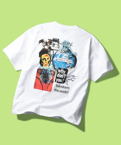 HUF(ハフ)の「GIMME THE LOOT TEE(Tシャツ/カットソー・メンズ・ホワイト/ブラック・S/M/L/XL/XXL)」の1枚目の写真