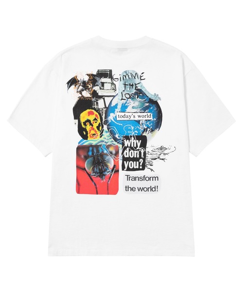 HUF(ハフ)の「GIMME THE LOOT TEE(Tシャツ/カットソー・メンズ・ホワイト/ブラック・S/M/L/XL/XXL)」の3枚目の写真
