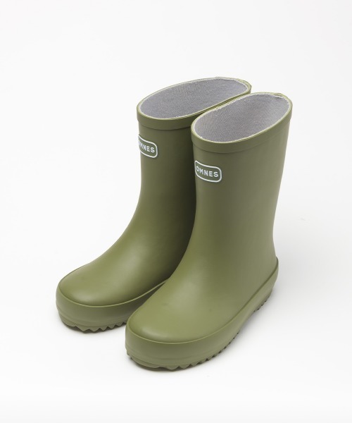 OMNES（オムネス）の「キッズレインブーツ（レインシューズ・キッズ・グレー/ベージュ/カーキ/ネイビー/ラベンダー/サーモンピンク/モスグリーン・17.0cm/16.0cm/20.0cm/19.0cm/18.0cm/15.0cm/22.0cm/21.0cm）」の4枚目の写真