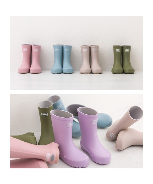 OMNES（オムネス）の「キッズレインブーツ（レインシューズ・キッズ・グレー/ベージュ/カーキ/ネイビー/ラベンダー/サーモンピンク/モスグリーン・17.0cm/16.0cm/20.0cm/19.0cm/18.0cm/15.0cm/22.0cm/21.0cm）」の21枚目の写真