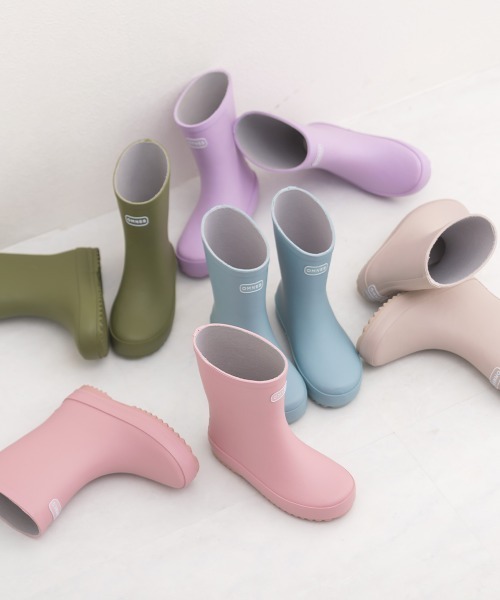 OMNES（オムネス）の「キッズレインブーツ（レインシューズ・キッズ・グレー/ベージュ/カーキ/ネイビー/ラベンダー/サーモンピンク/モスグリーン・17.0cm/16.0cm/20.0cm/19.0cm/18.0cm/15.0cm/22.0cm/21.0cm）」の17枚目の写真