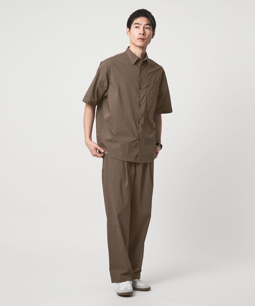 green label relaxing(グリーンレーベルリラクシング)の「WONDER CLOTH ワイド イージーパンツ W4 -ストレッ チ・接触冷感・吸水速乾-(その他パンツ・メンズ・モカ/ダークグレー/ブラック・S/XL/L/M)」の12枚目の写真