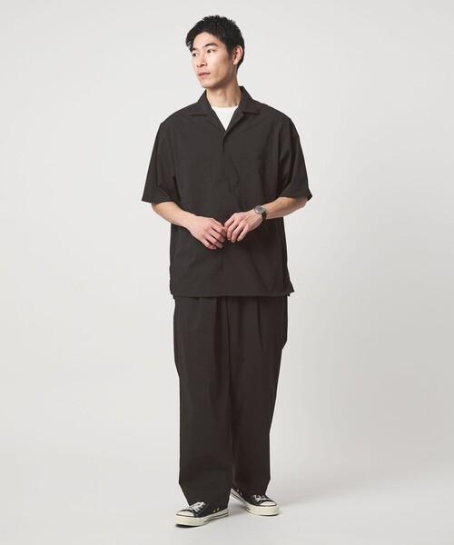 green label relaxing(グリーンレーベルリラクシング)の「WONDER CLOTH ワイド イージーパンツ W4 -ストレッ チ・接触冷感・吸水速乾-(その他パンツ・メンズ・モカ/ダークグレー/ブラック・S/XL/L/M)」の10枚目の写真
