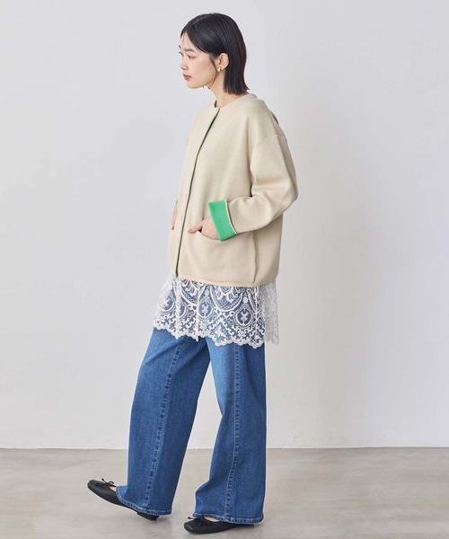 Gready Brilliant（グレディブリリアン）の「ＬＵコードレースキャミ（キャミソール・レディース・ブラック/アイボリー・38）」の12枚目の写真