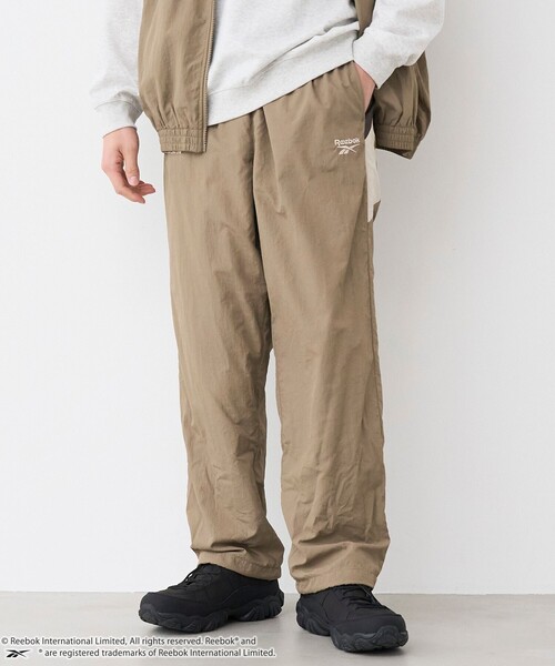 coen(コーエン)の「Reebok(リーボック)別注トラックパンツ(その他パンツ・メンズ・オフホワイト/ダークグレー/ベージュ・M/L/XL)」の3枚目の写真