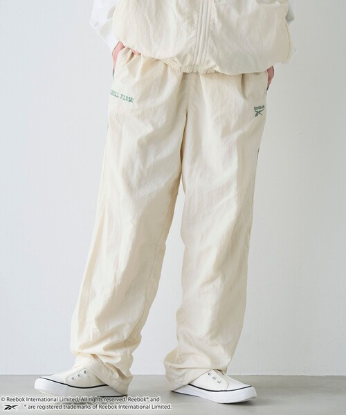 coen(コーエン)の「Reebok(リーボック)別注トラックパンツ(その他パンツ・メンズ・オフホワイト/ダークグレー/ベージュ・M/L/XL)」の9枚目の写真