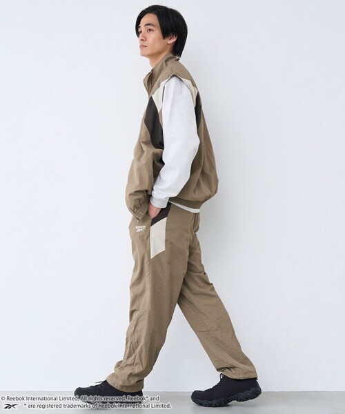 coen(コーエン)の「Reebok(リーボック)別注トラックパンツ(その他パンツ・メンズ・オフホワイト/ダークグレー/ベージュ・M/L/XL)」の22枚目の写真
