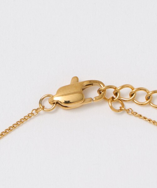 green label relaxing（グリーンレーベルリラクシング）の「カーブバー ネックレス（ネックレス・レディース・シルバー/ゴールド・FREE）」の4枚目の写真