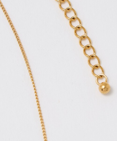 green label relaxing（グリーンレーベルリラクシング）の「カーブバー ネックレス（ネックレス・レディース・シルバー/ゴールド・FREE）」の5枚目の写真