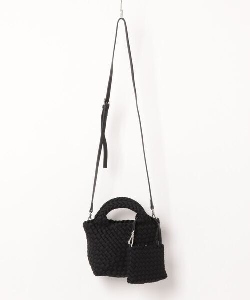 IO(イオ)(イオ)の「HERB/Intrecciato 2way small Tote Bag with Pouch/ポーチ付き2ウェイスモールトートバッグ(トートバッグ・レディース・ブラウン/グレー/アイボリー/ブラック・FREE)」の18枚目の写真