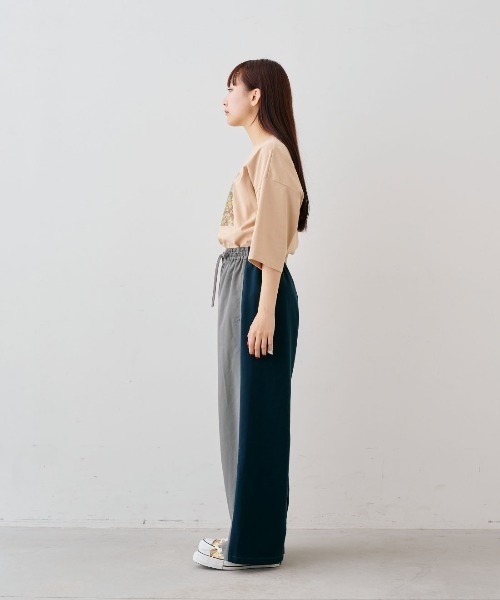 MEDE19F(メデジュウキュウ)の「MEDE19F バイカラーコンビパンツ(その他パンツ・レディース・ベージュ系その他・L/M/LL)」の4枚目の写真