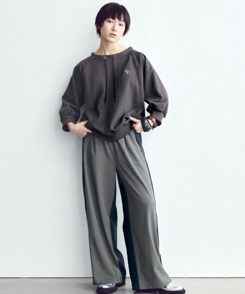 MEDE19F(メデジュウキュウ)の「MEDE19F バイカラーコンビパンツ(その他パンツ・レディース・ベージュ系その他・L/M/LL)」の2枚目の写真
