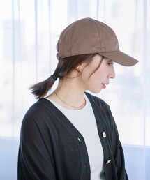 quaranciel（カランシエル）の「quaranciel:〈UVカット/接触冷感/撥水加工/手洗い可能〉ラスター キャップ（キャップ）」