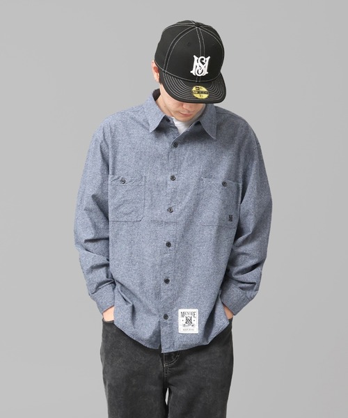 MFC STORE(エムエフシーストア)の「MFC STORE ORIGINAL CHAMBRAY SHIRTS(シャツ/ブラウス・メンズ・ブラック/ブルー・S/M/L/XL/XXL)」の1枚目の写真