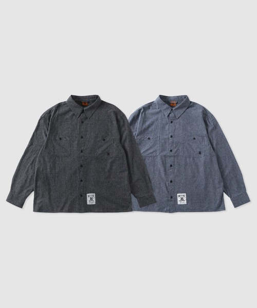 MFC STORE(エムエフシーストア)の「MFC STORE ORIGINAL CHAMBRAY SHIRTS(シャツ/ブラウス・メンズ・ブラック/ブルー・S/M/L/XL/XXL)」の6枚目の写真