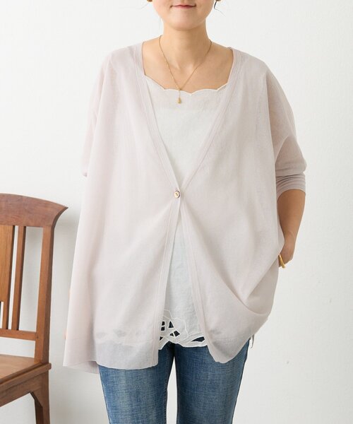 BEARDSLEY(ビアズリー)の「カットワークタンク(シャツ/ブラウス・レディース・ブラック/ホワイト・FREE)」の15枚目の写真