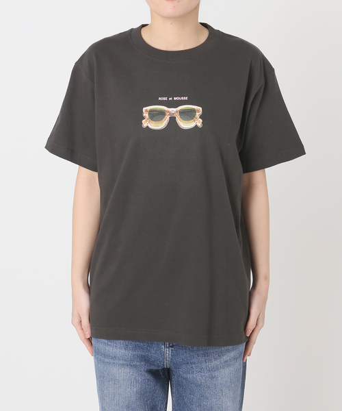 Spick & Span（スピックアンドスパン）の「ANGE IN DISGUISE/アンジ イン ディスガイズ ROSE et MOUSSE TEE（Tシャツ/カットソー・レディース・ブラック系その他/ホワイト・MEDIUM）」の10枚目の写真