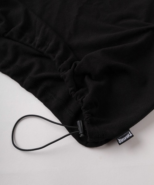 THRASHER（スラッシャー）の「【70】【THRASHER/スラッシャー】ハートロゴ ドローコード付  ポロシャツ/襟ライン【Sサイズ～Lサイズ】（ポロシャツ・レディース・ホワイト系その他/ブラック系その他/ブラック/ホワイト・S/M/L）」の14枚目の写真