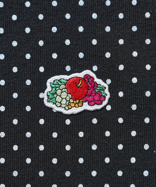 FREAK'S STORE（フリークスストア）の「FRUIT OF THE LOOM × FREAK'S STORE/フルーツオブザルーム 別注 ドット フライスタンクトップ（タンクトップ・レディース・オフホワイト/サックスブルー/チャコール・ﾌﾘ-）」の6枚目の写真